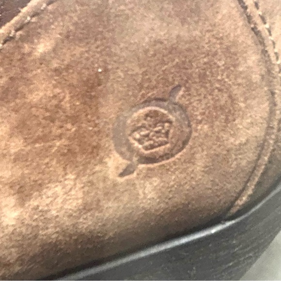 Born Distressed Brown Suede comfy ankle boots chunky heel women’s size 8.5 - Picture 10 of 11